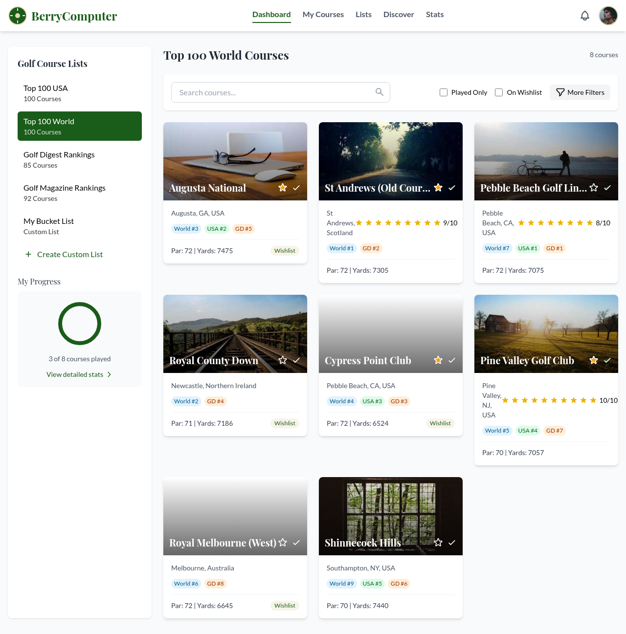 golftracker app