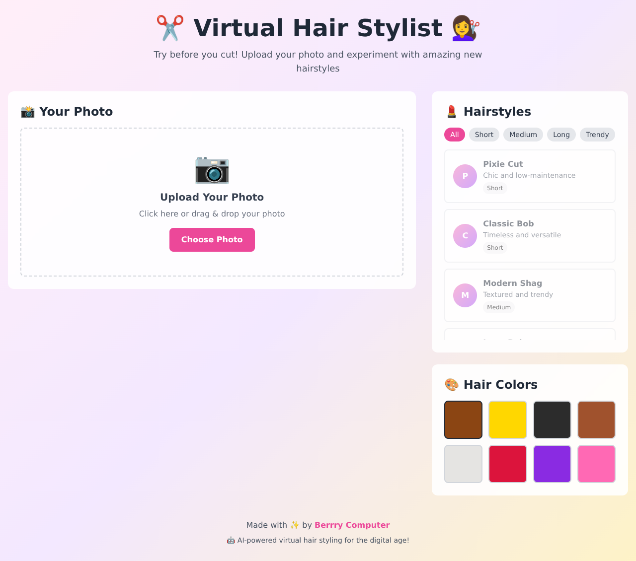 hairstyle app