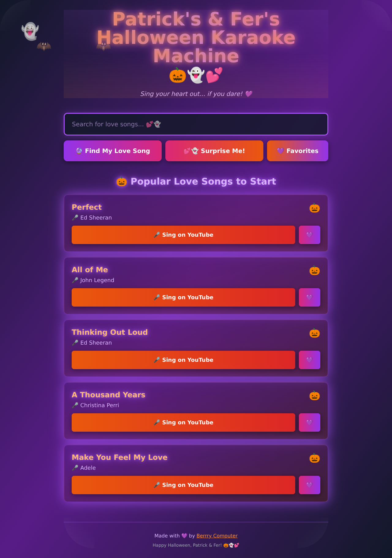 halloweenkaraoke app