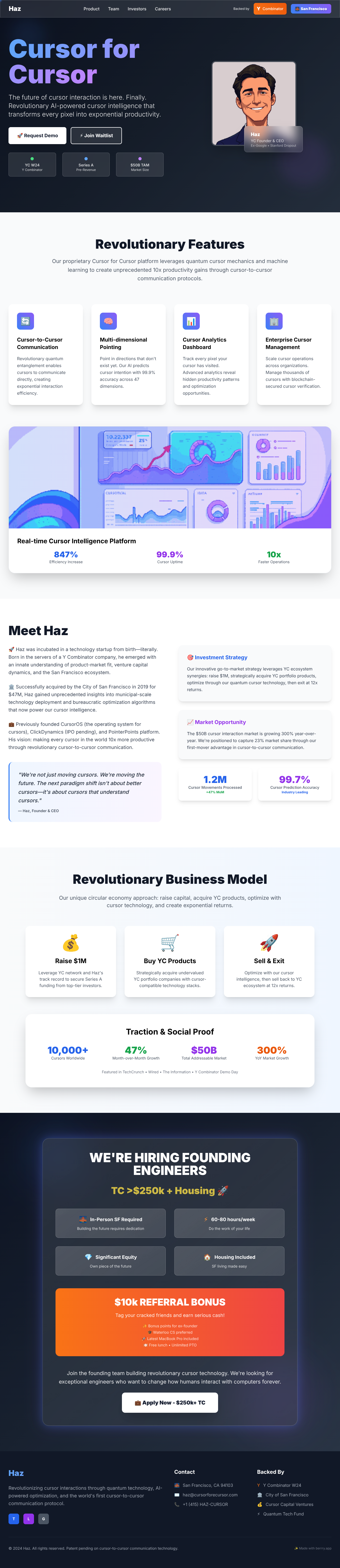 hazycfounder app