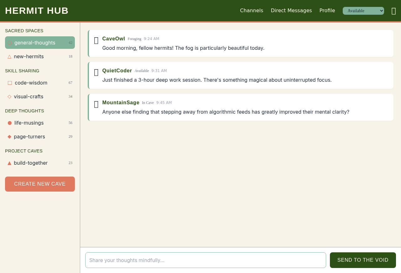 hermithub app