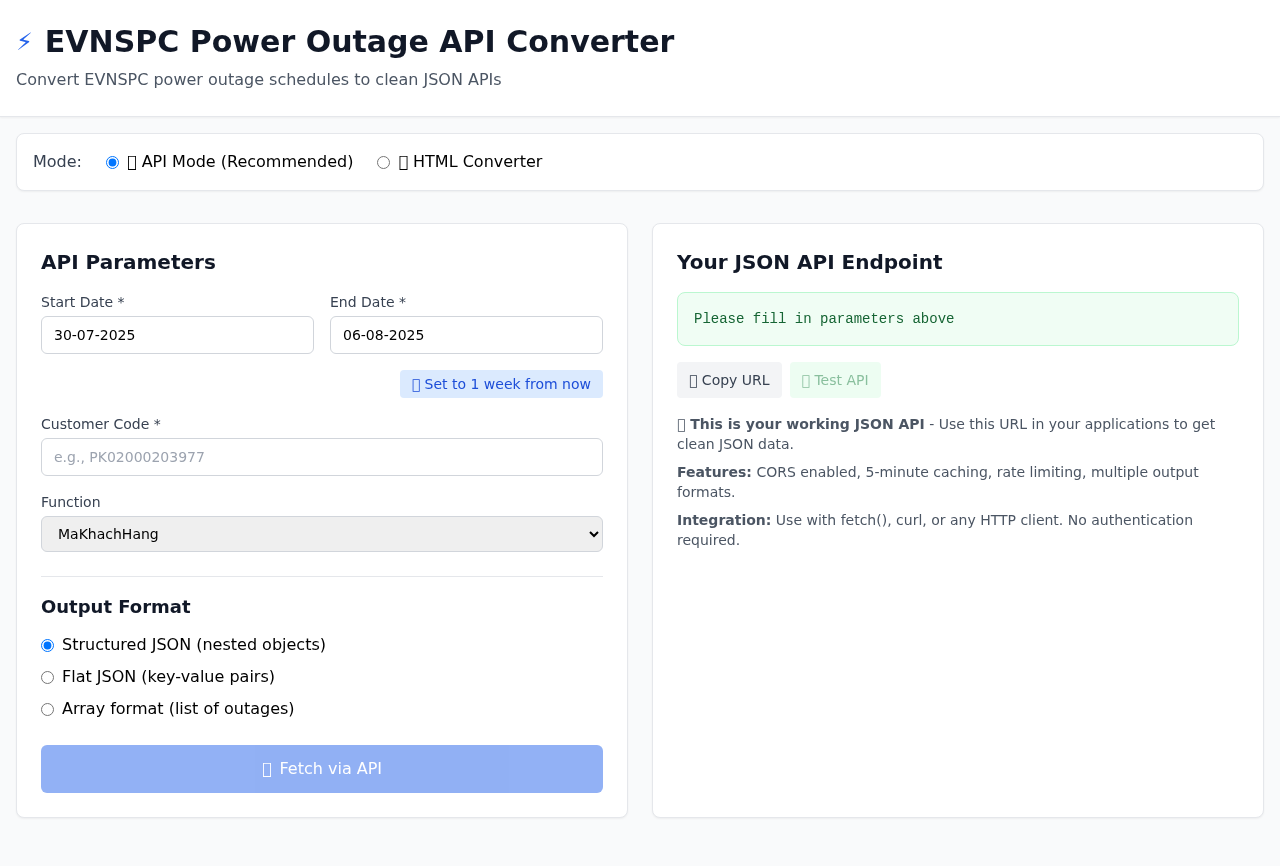 htmltojson app