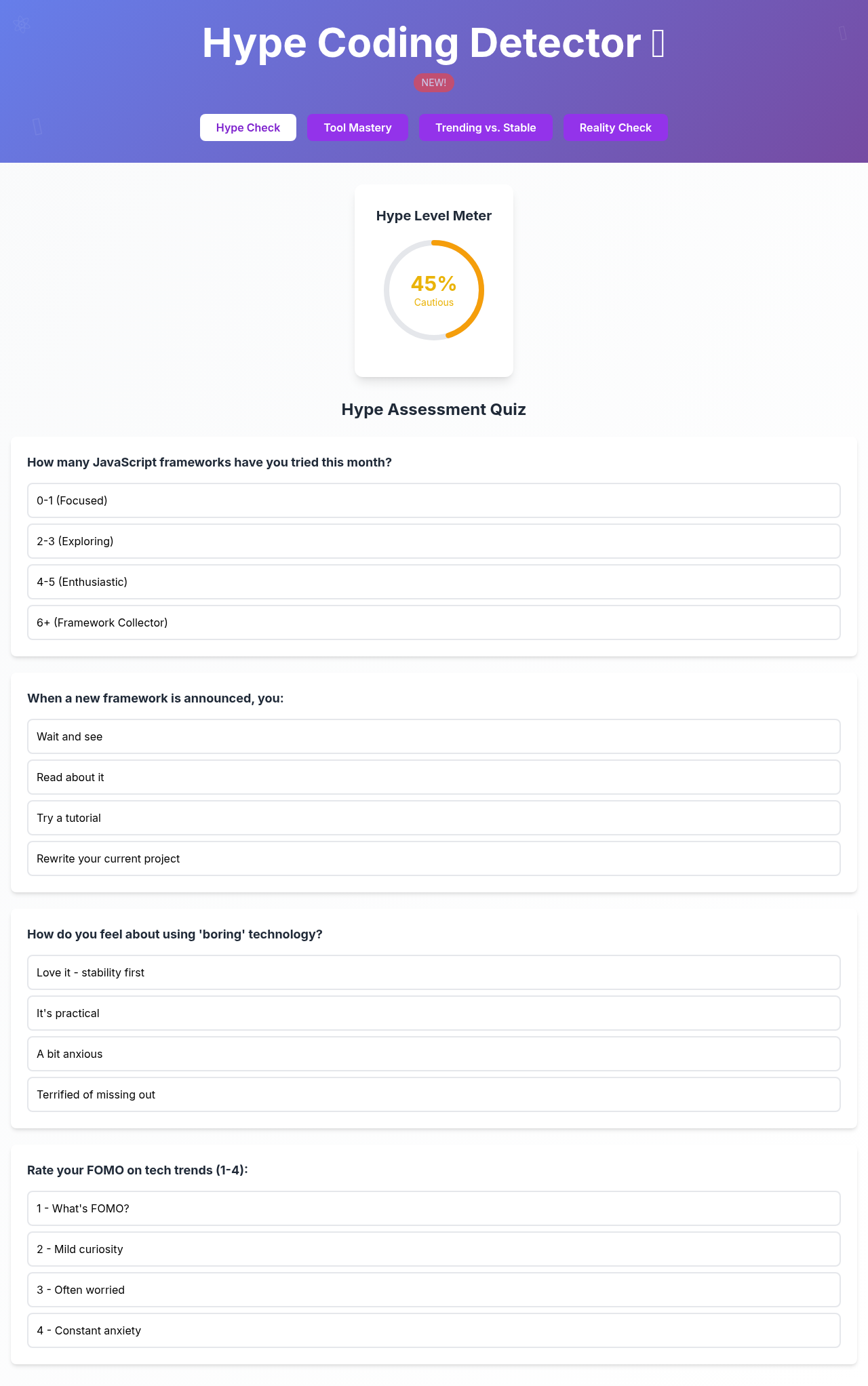 hypedetector app