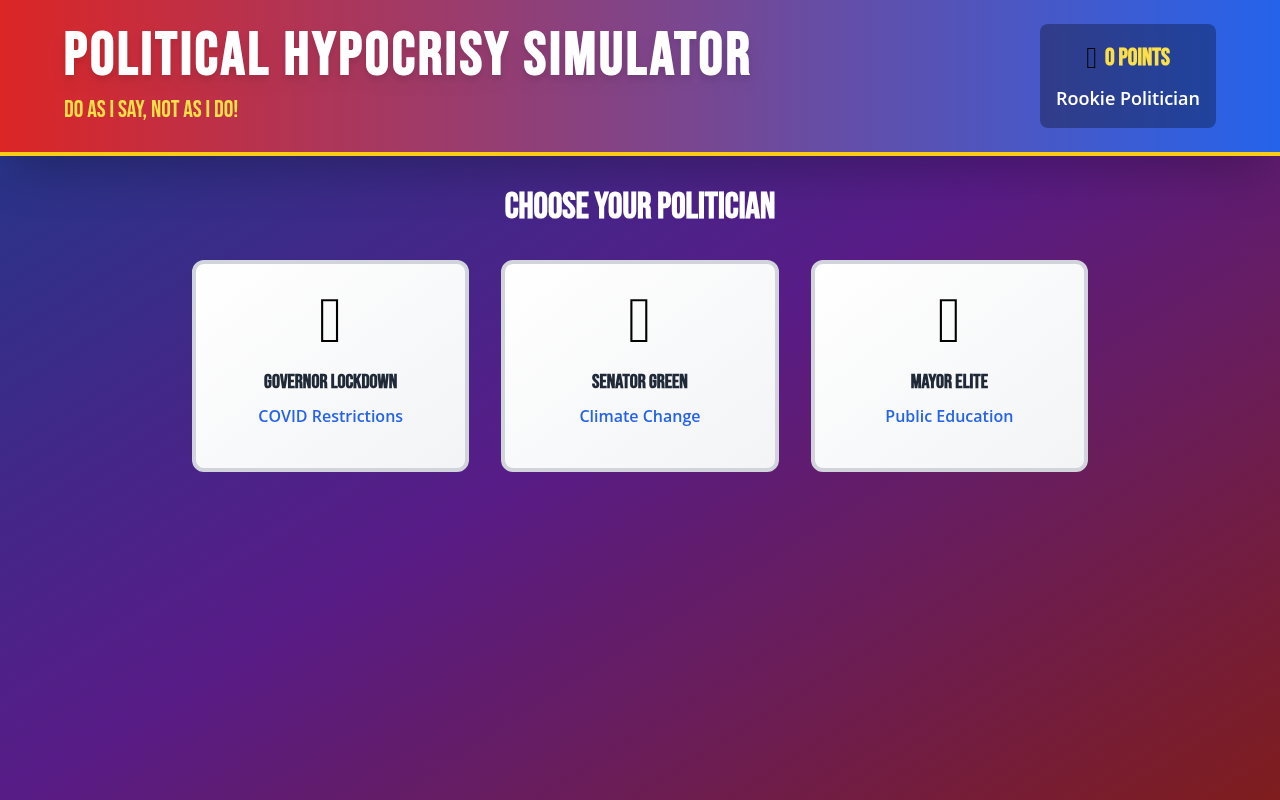 hypocrisysim app