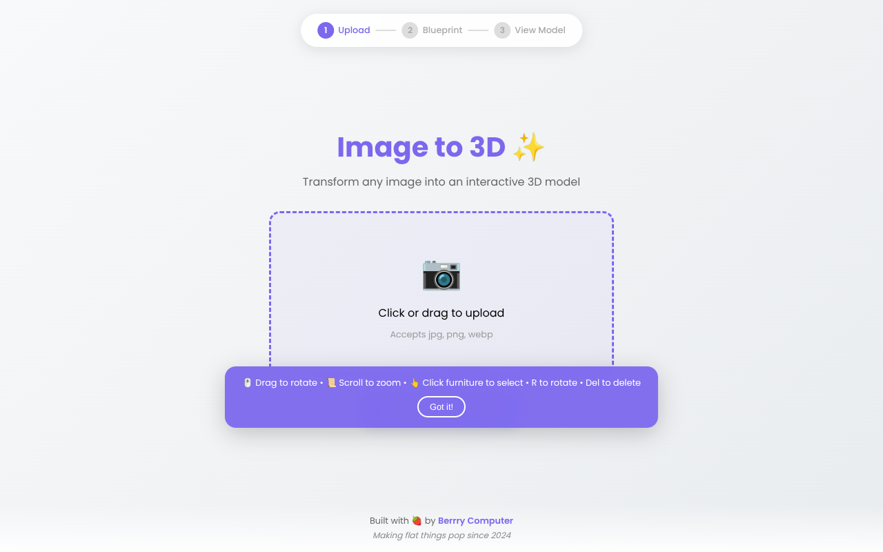 image-to-3d app