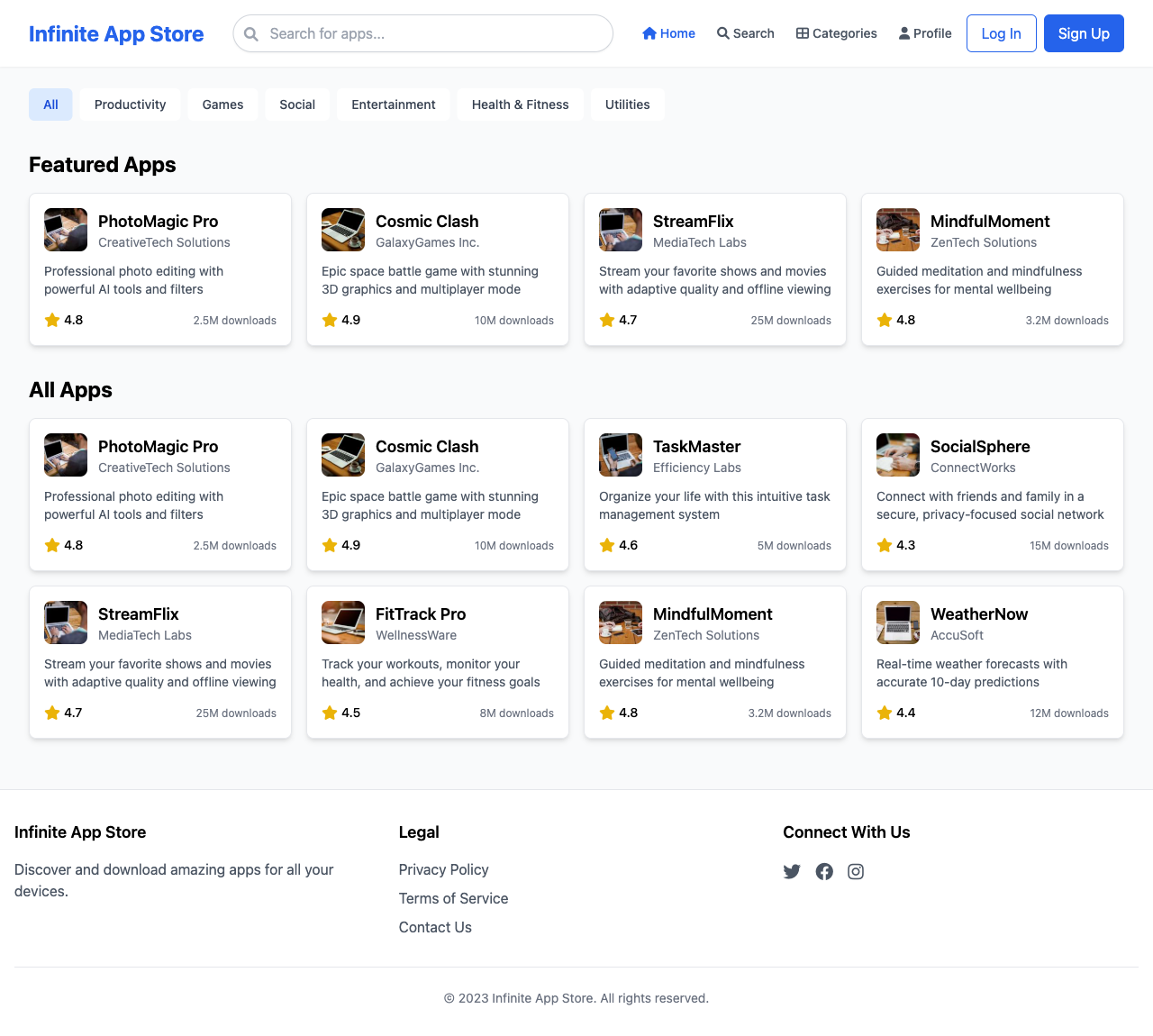 infiniteapps app