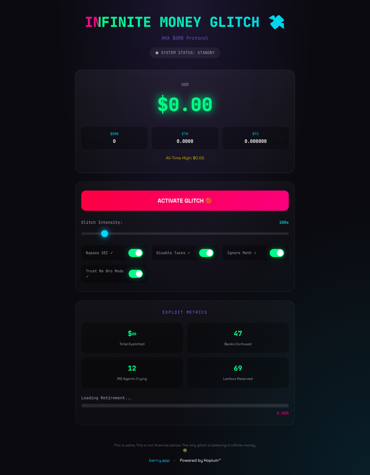 infinitemoneyglitch app