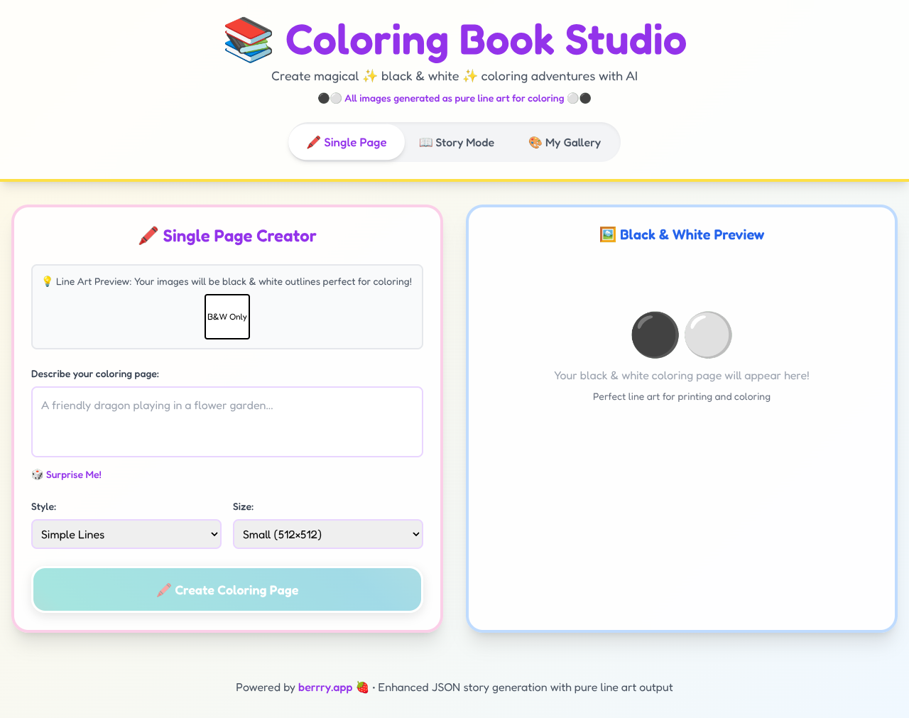 jsoncoloring app