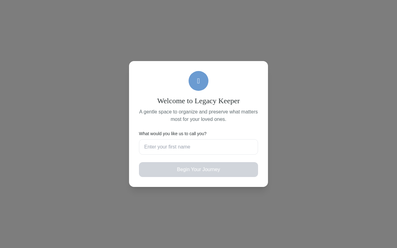 legacykeeper app
