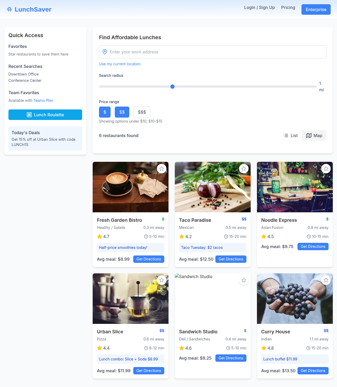 lunchsaver app