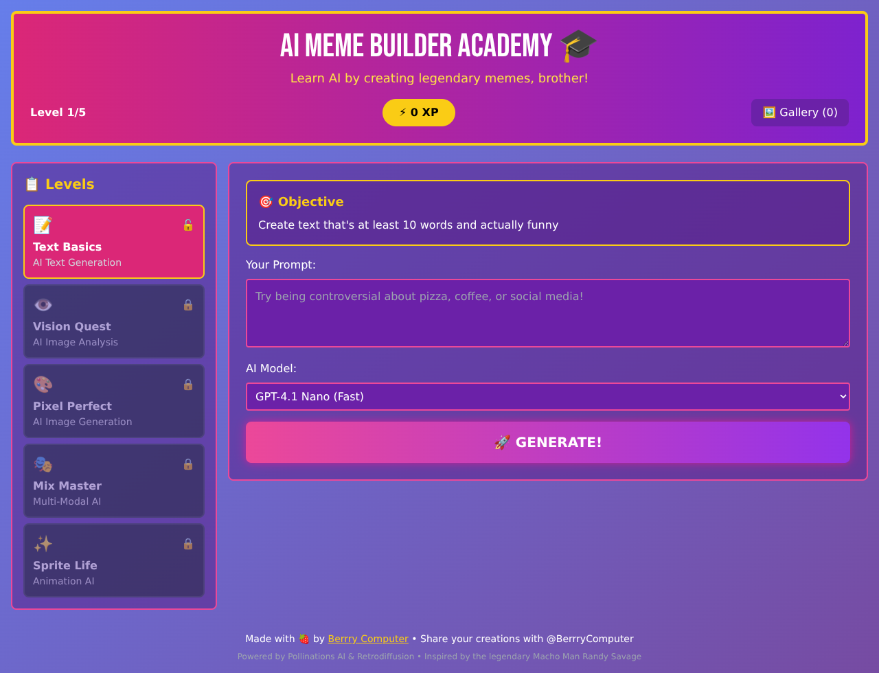 meme-academy app