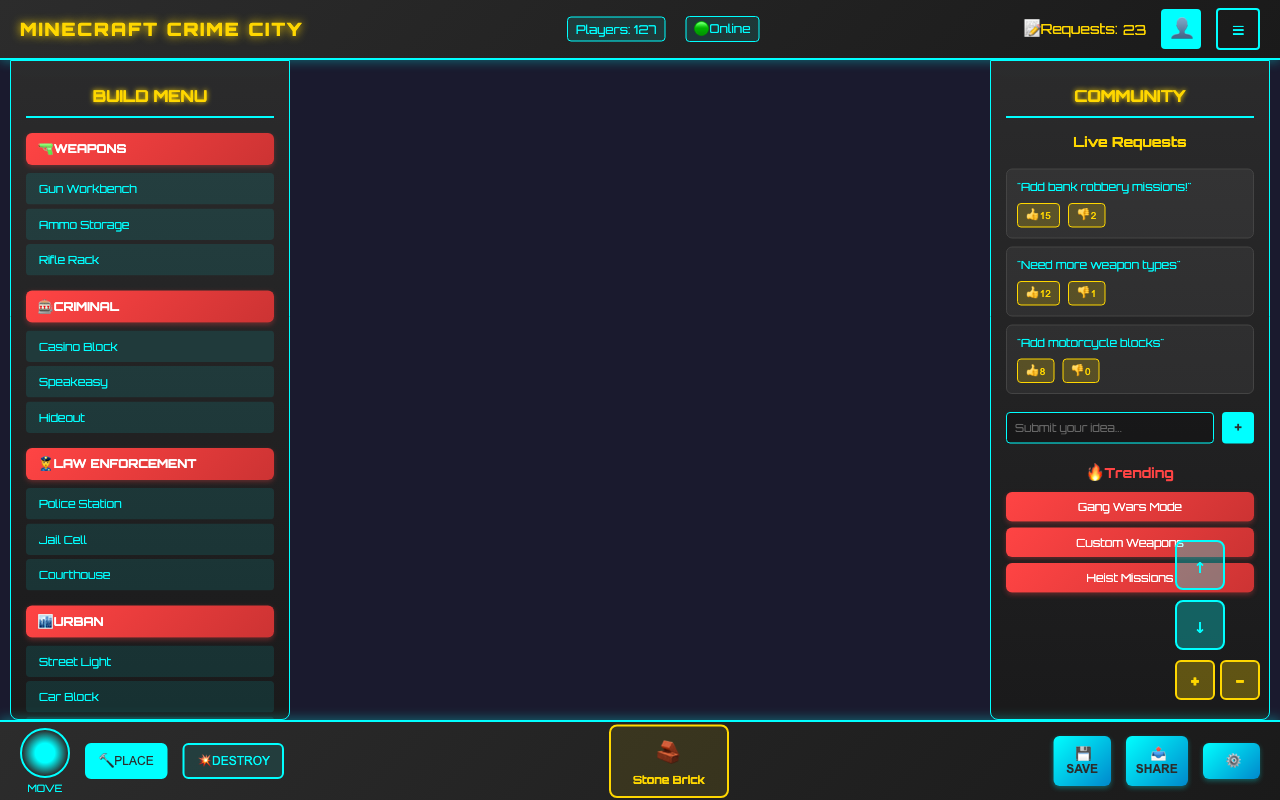 minecraftcrime app