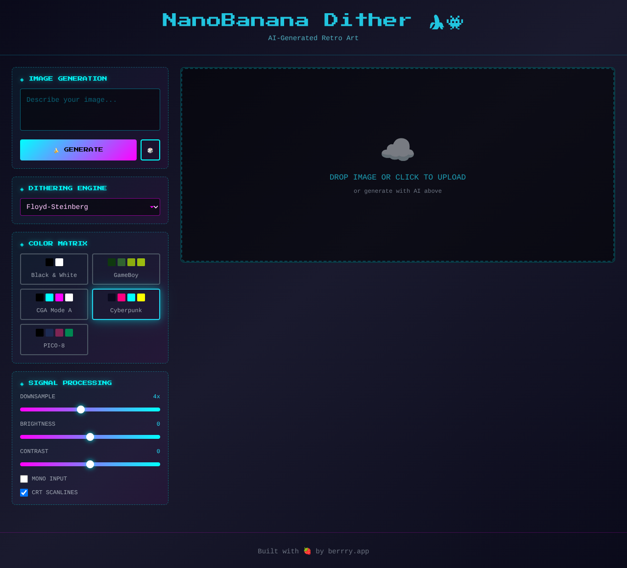nanobanana-dither app