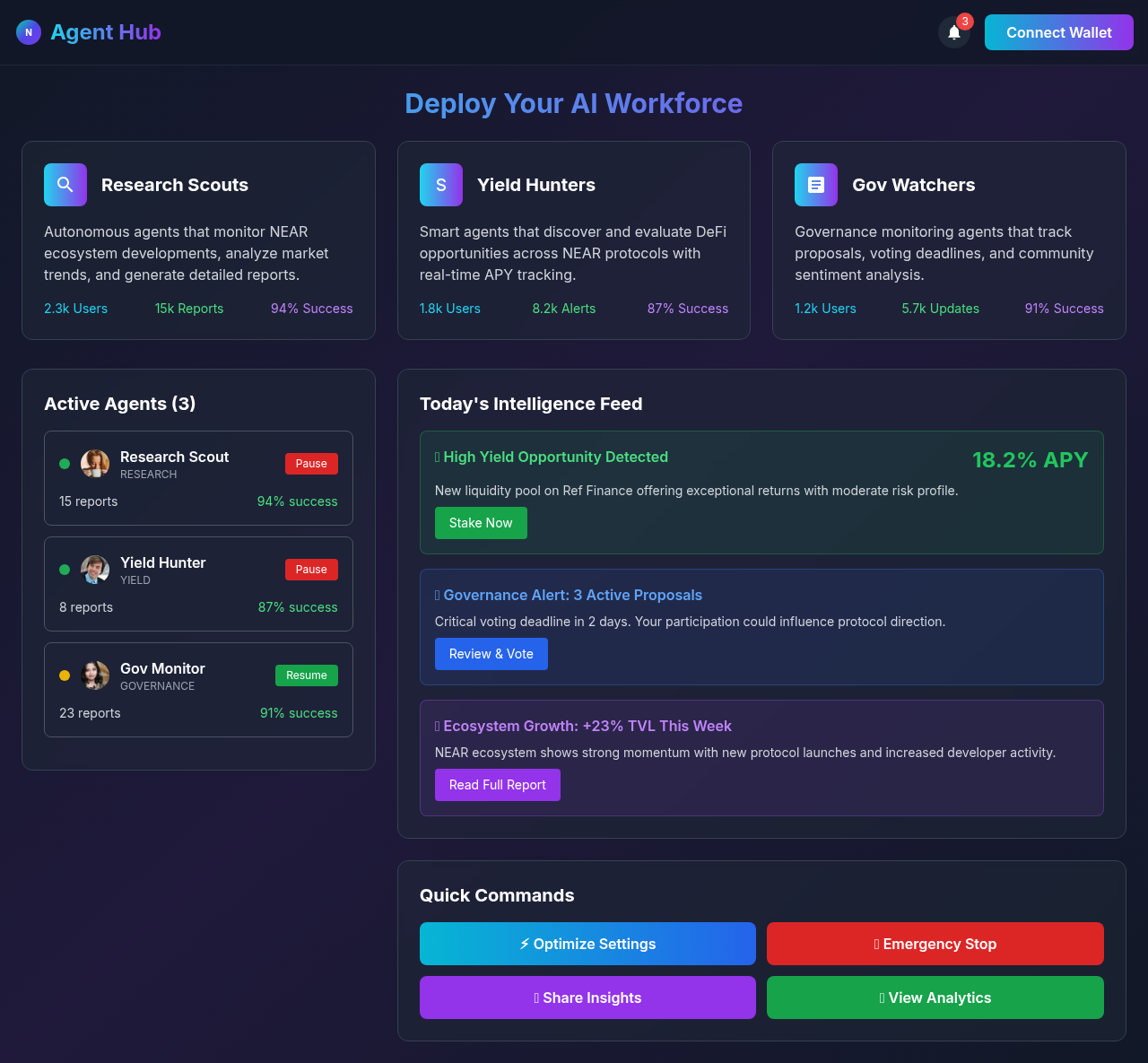nearagenthub app