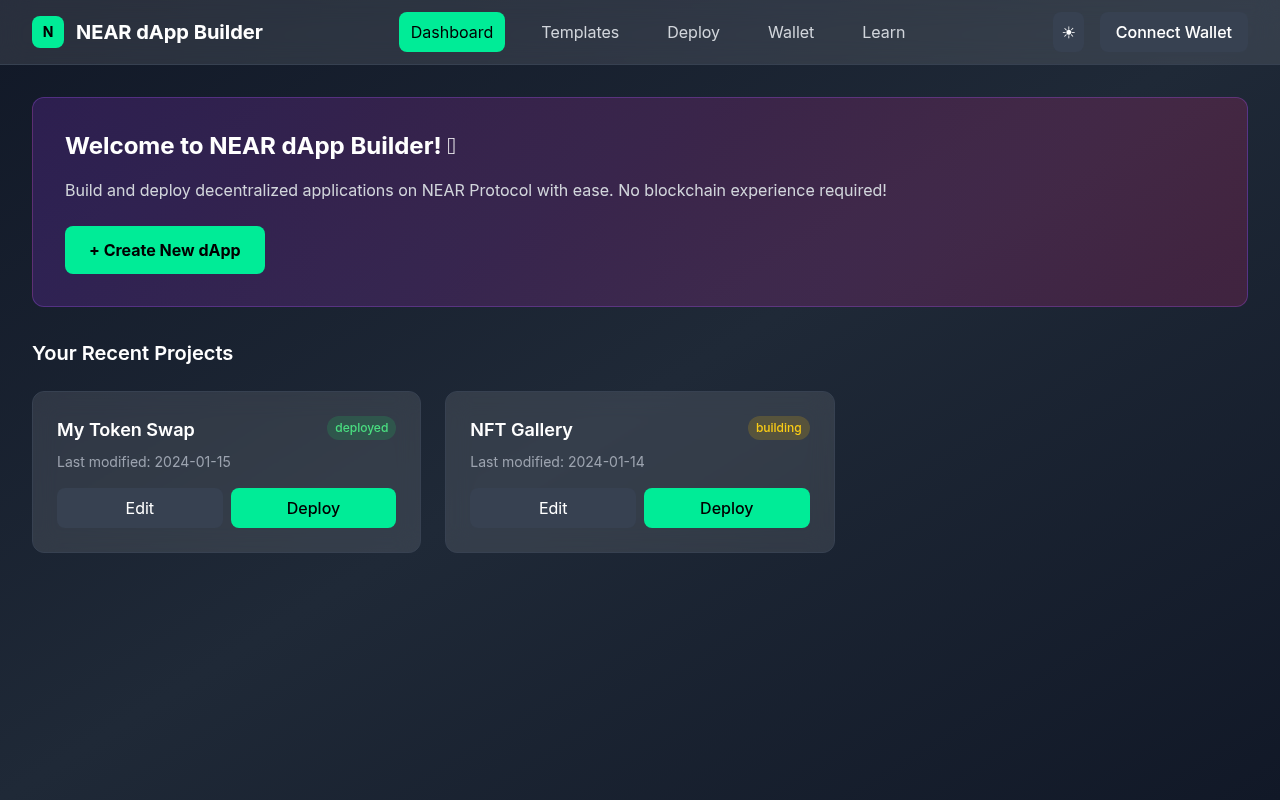 neardappbuilder app