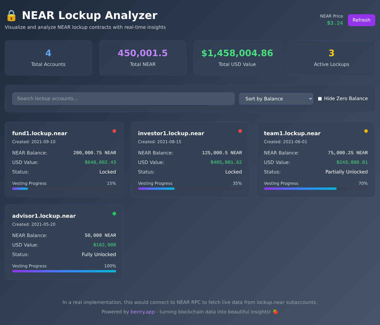 nearlockup app