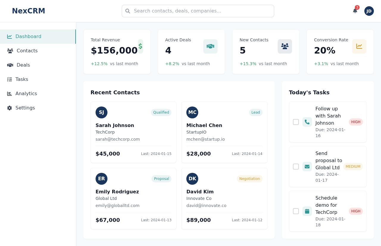 nexcrm app