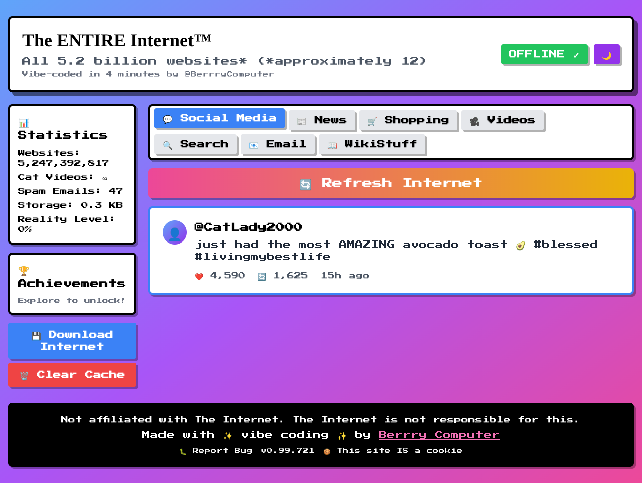 offlineinternet app