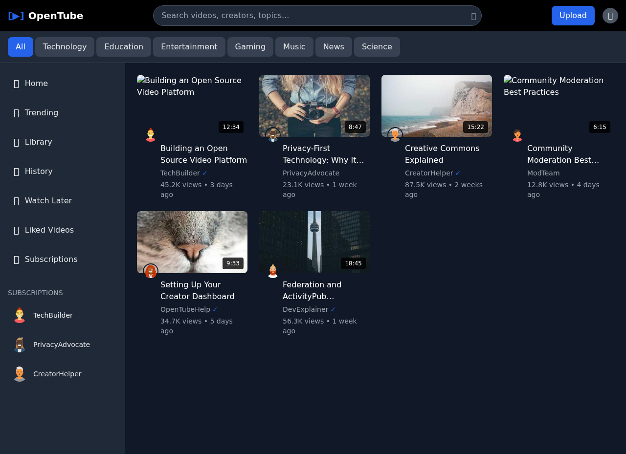 opentube app