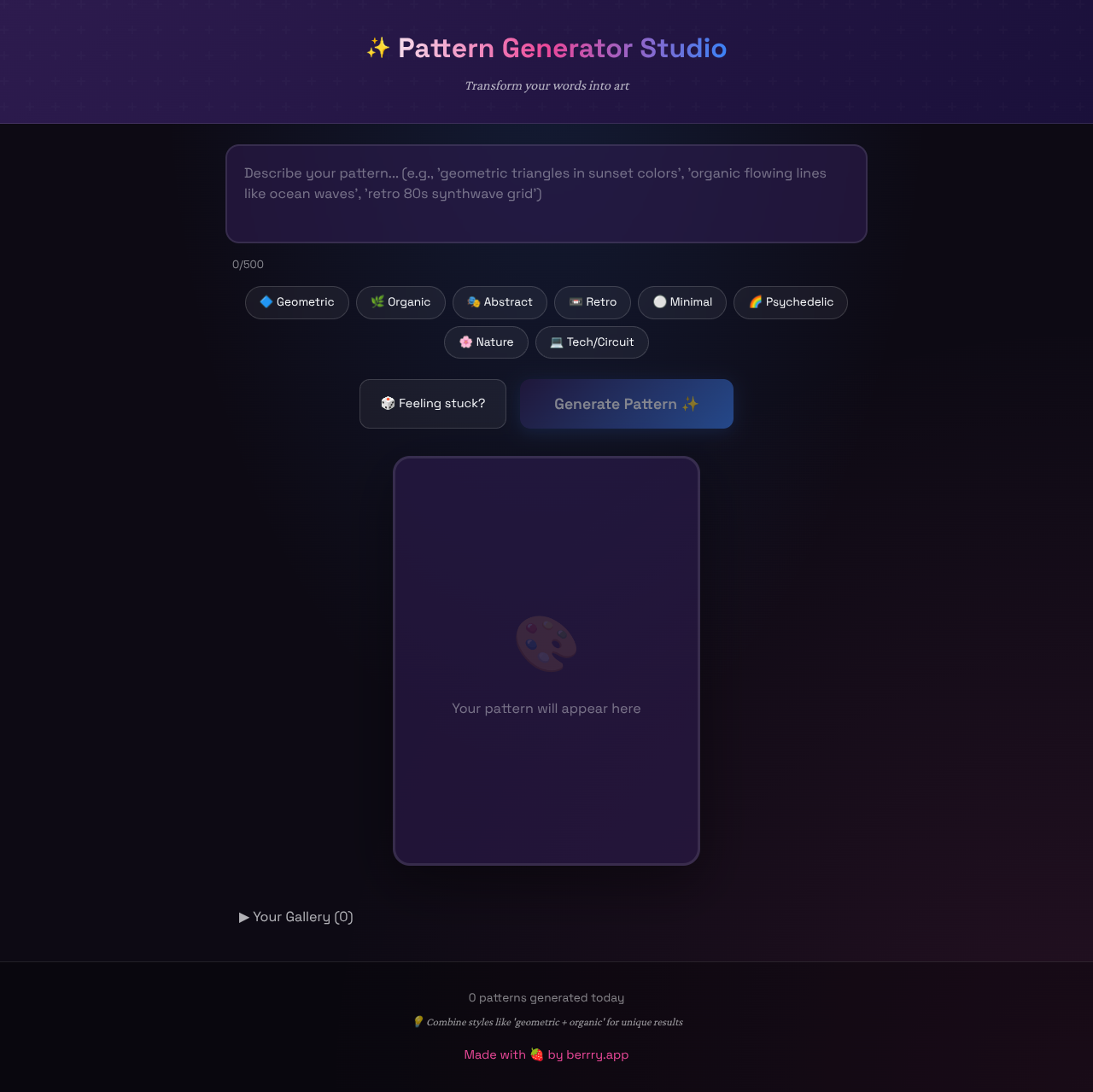 patterngen app