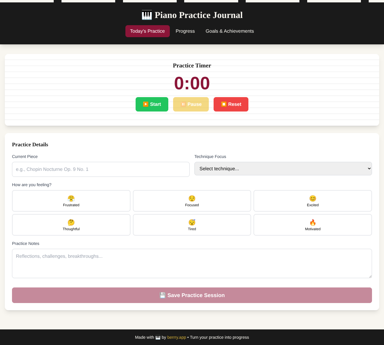 pianopractice app