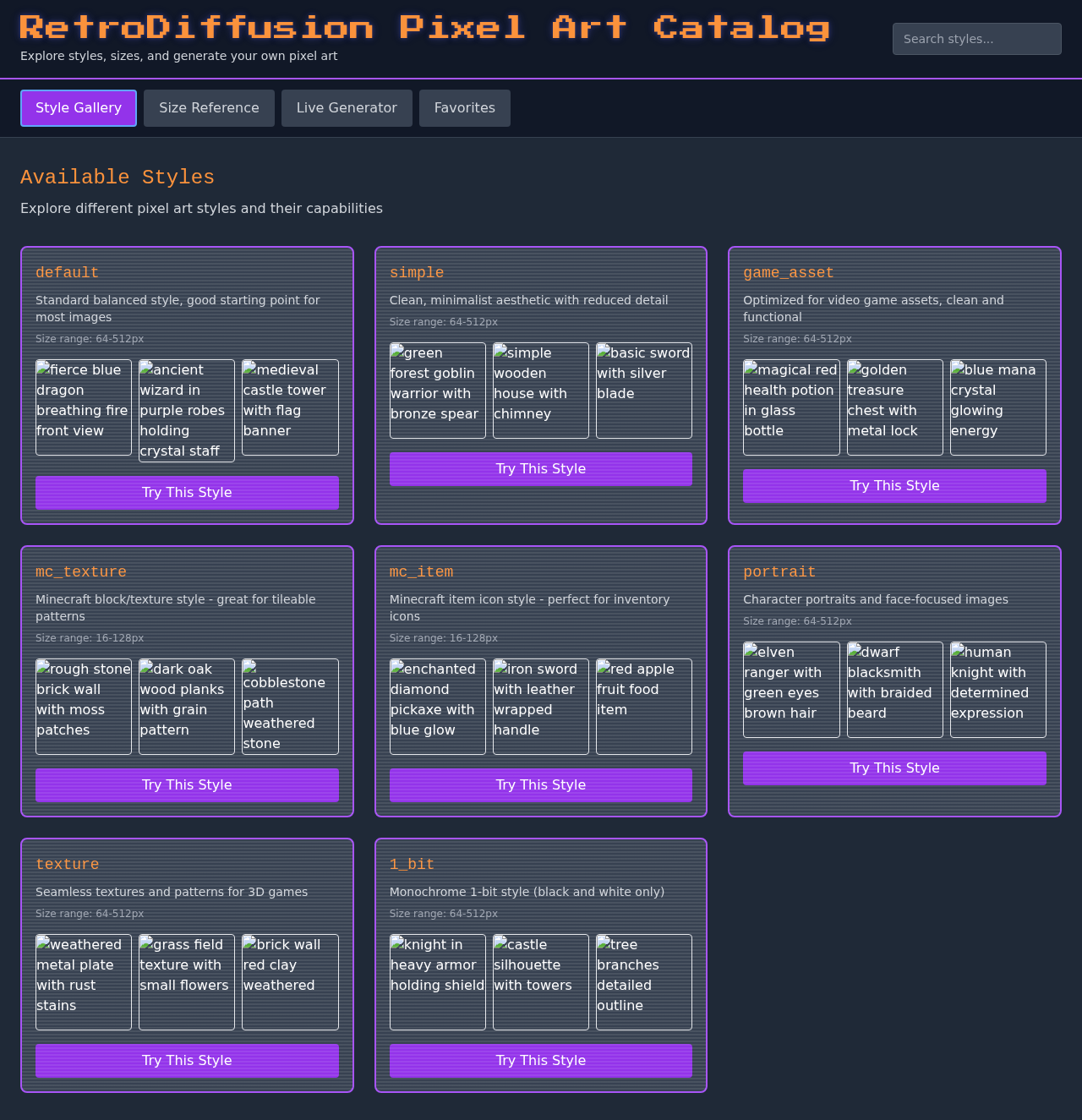 pixelcatalog app