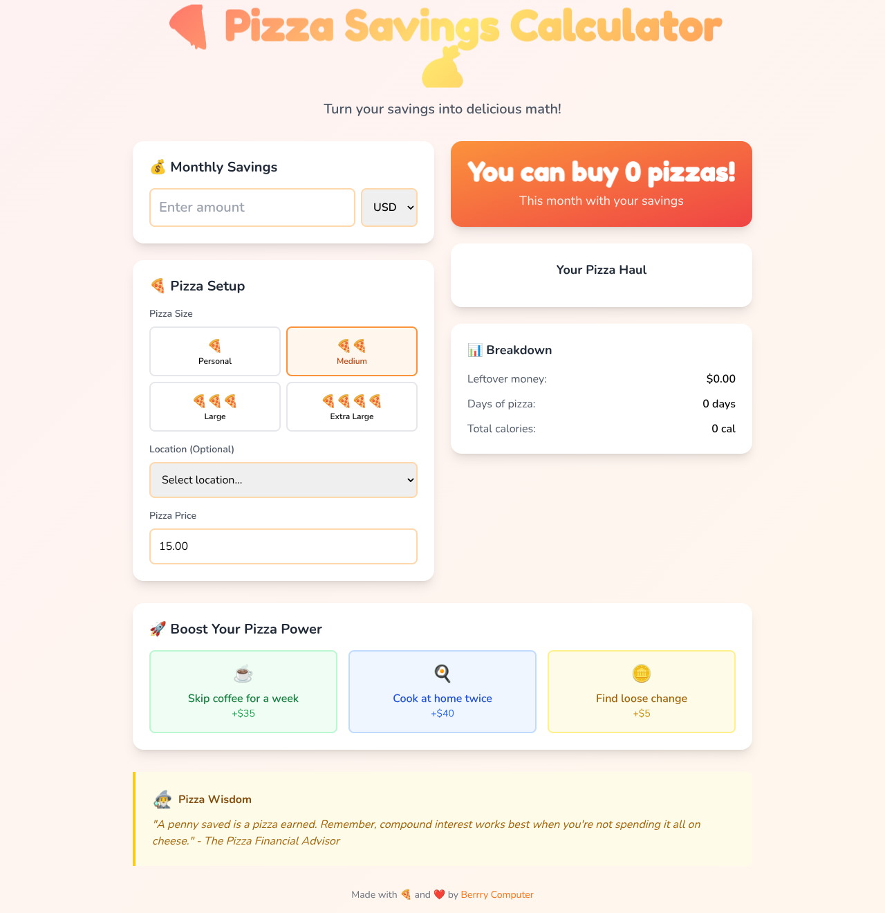 pizzasavings app