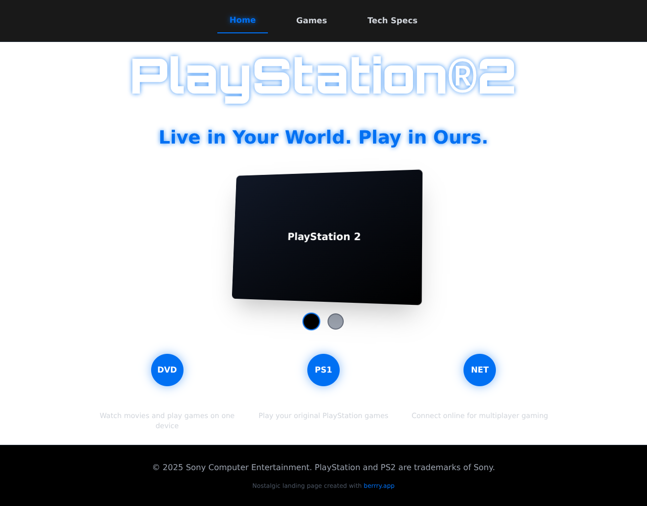 playstation2 app