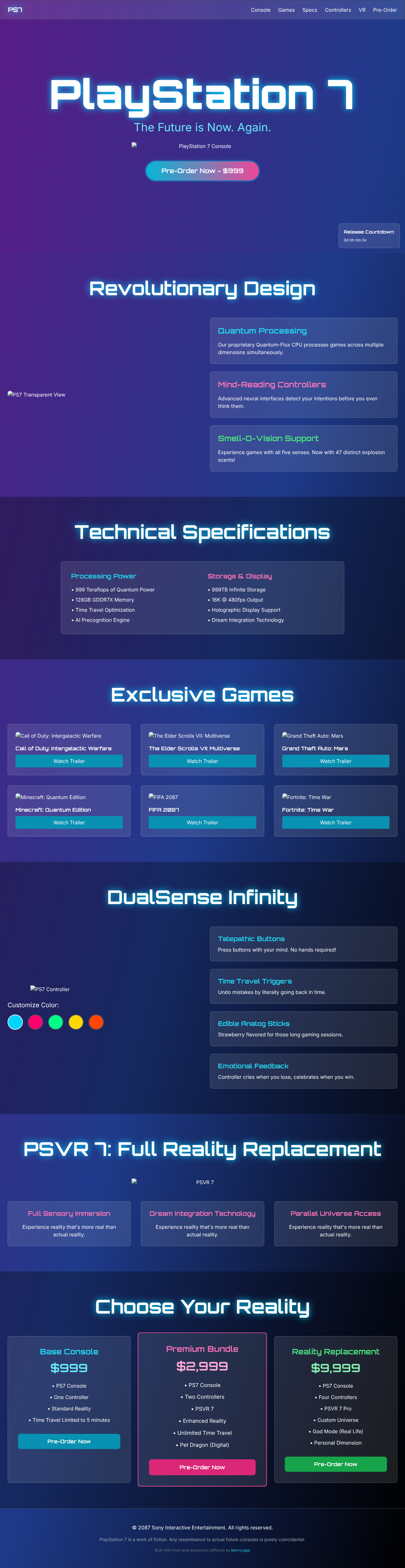 playstation7 app