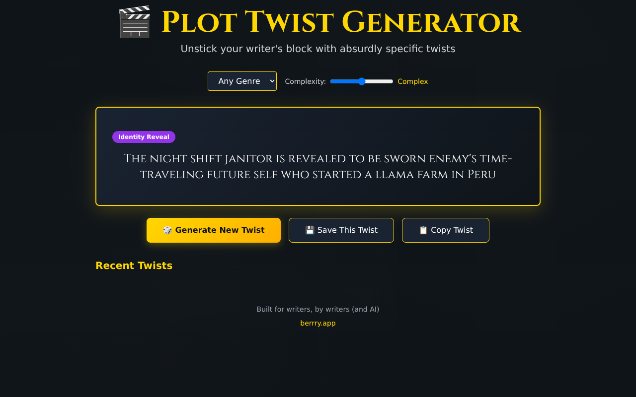 plottwist app