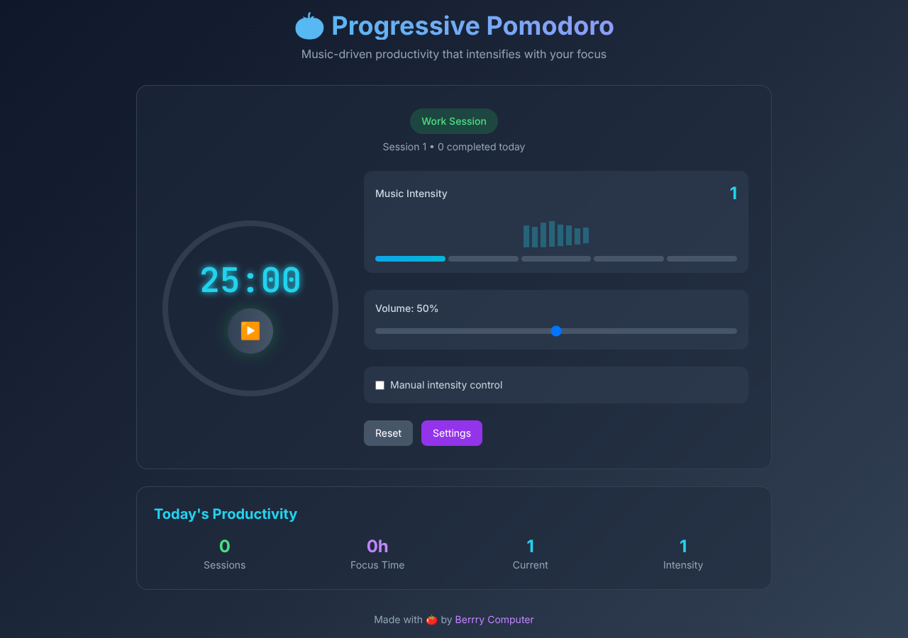 progressivepomodoro app