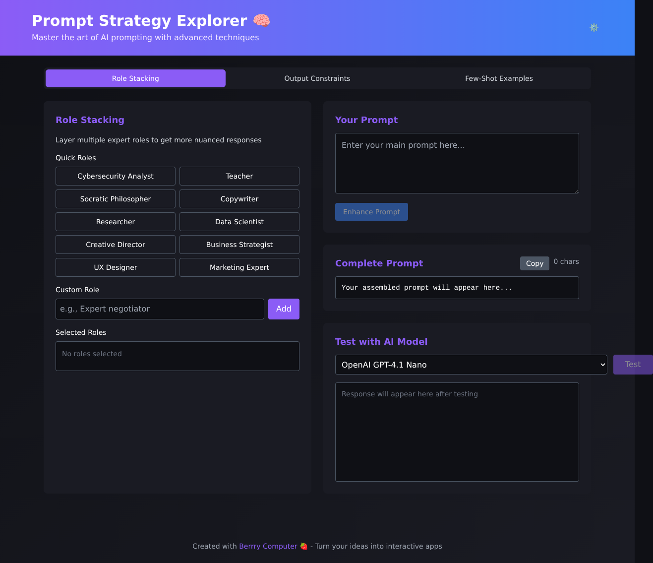 promptstrategy app