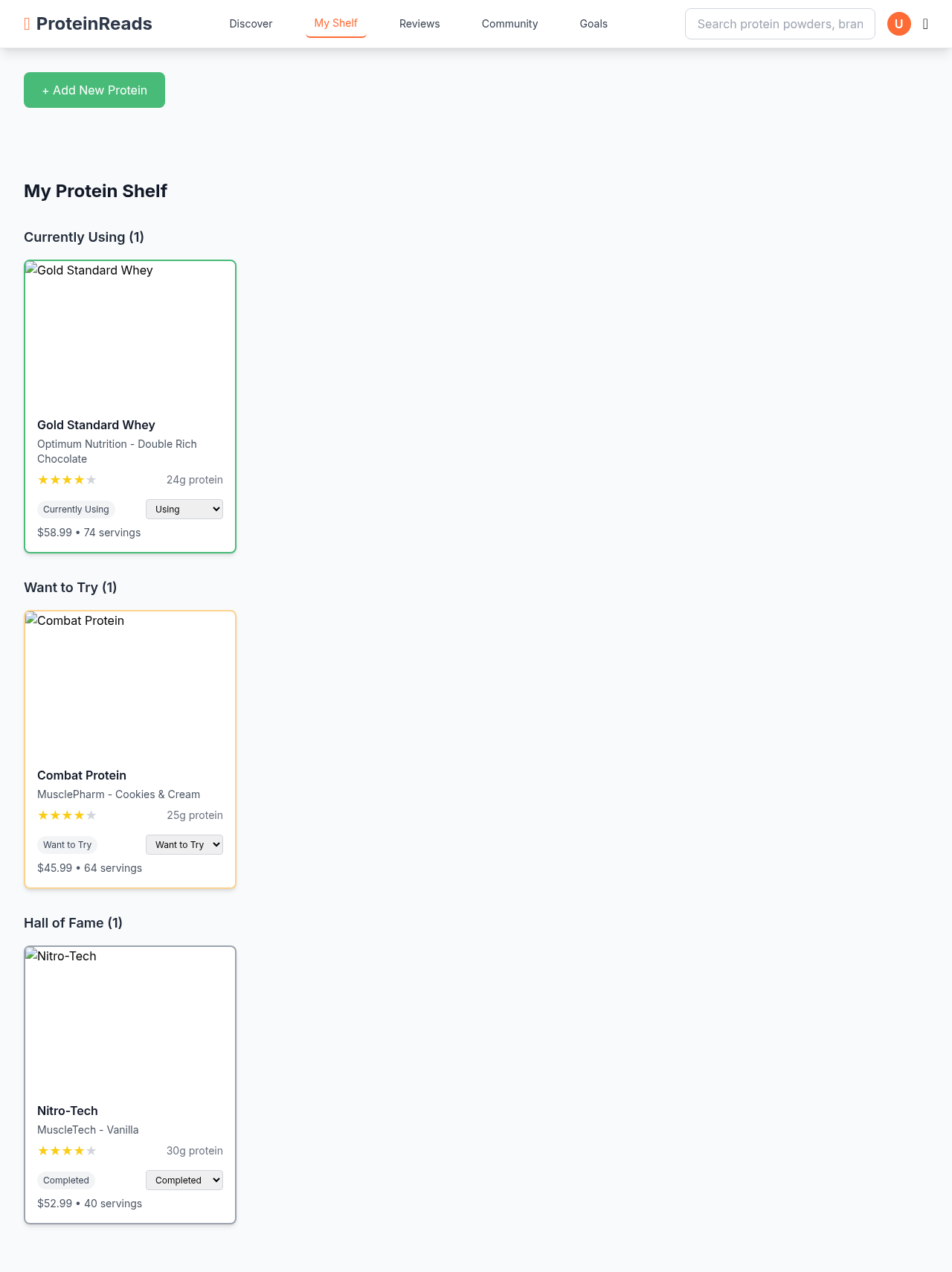 proteinreads app