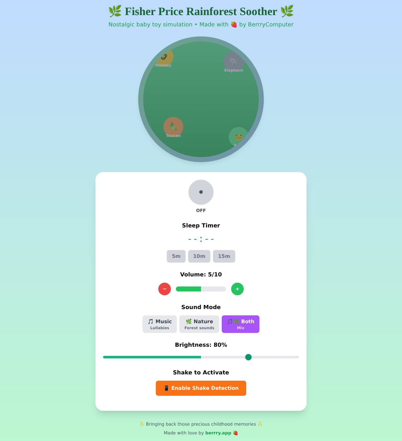 rainforest app