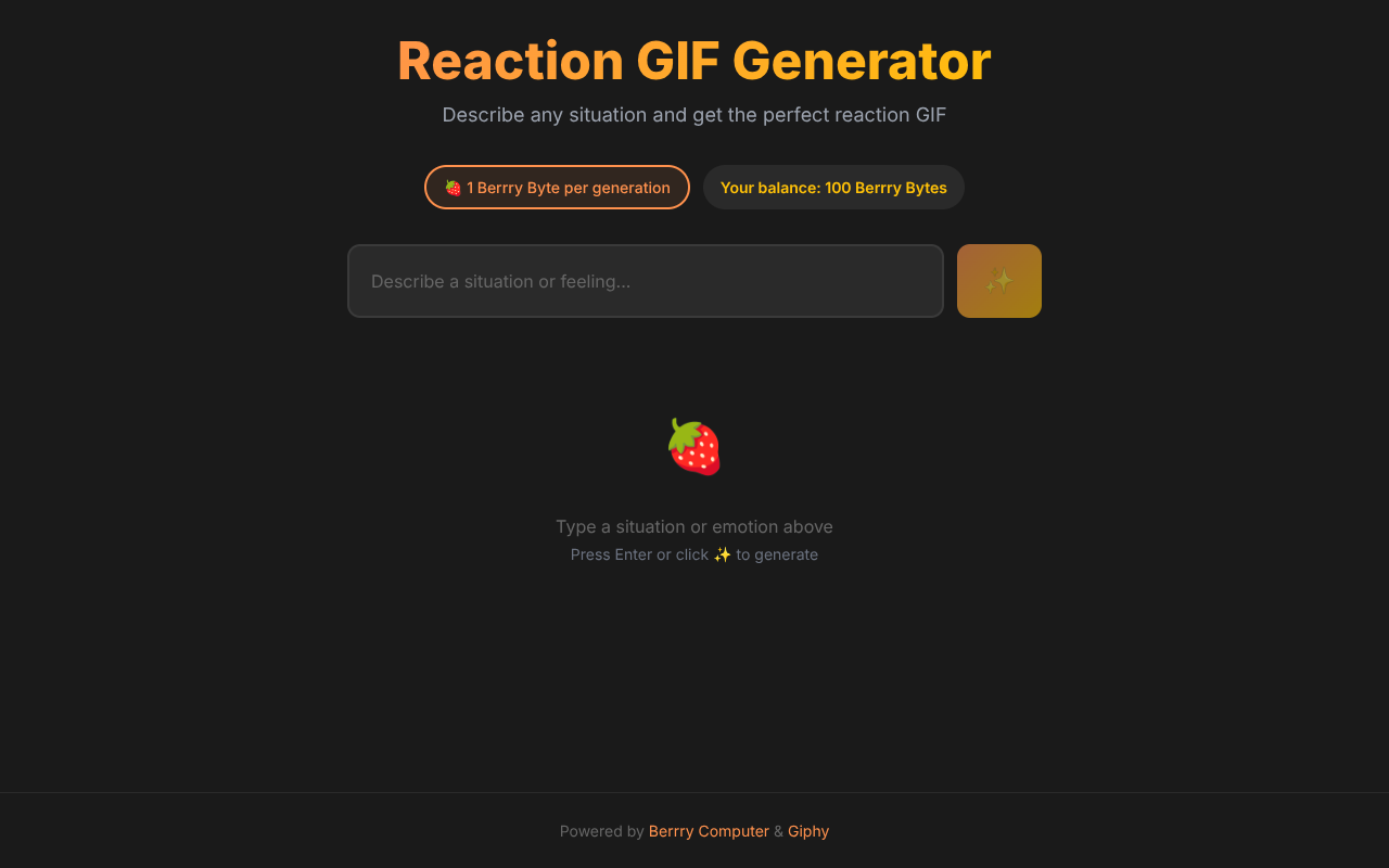reactiongif app