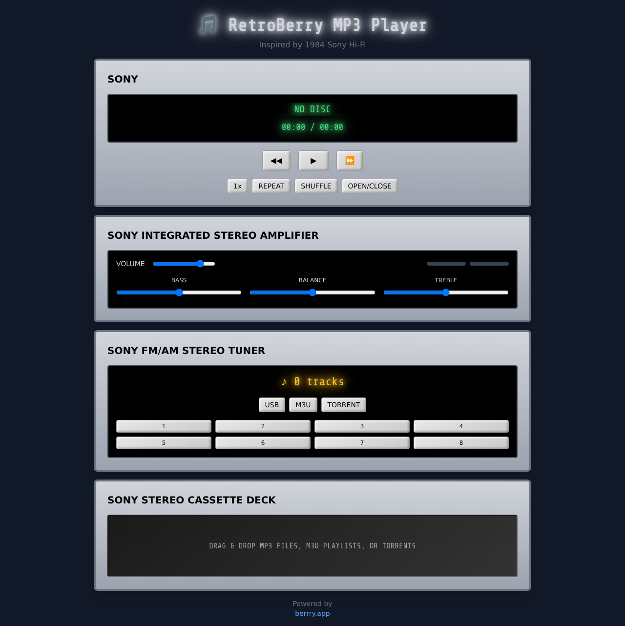 retroberry app