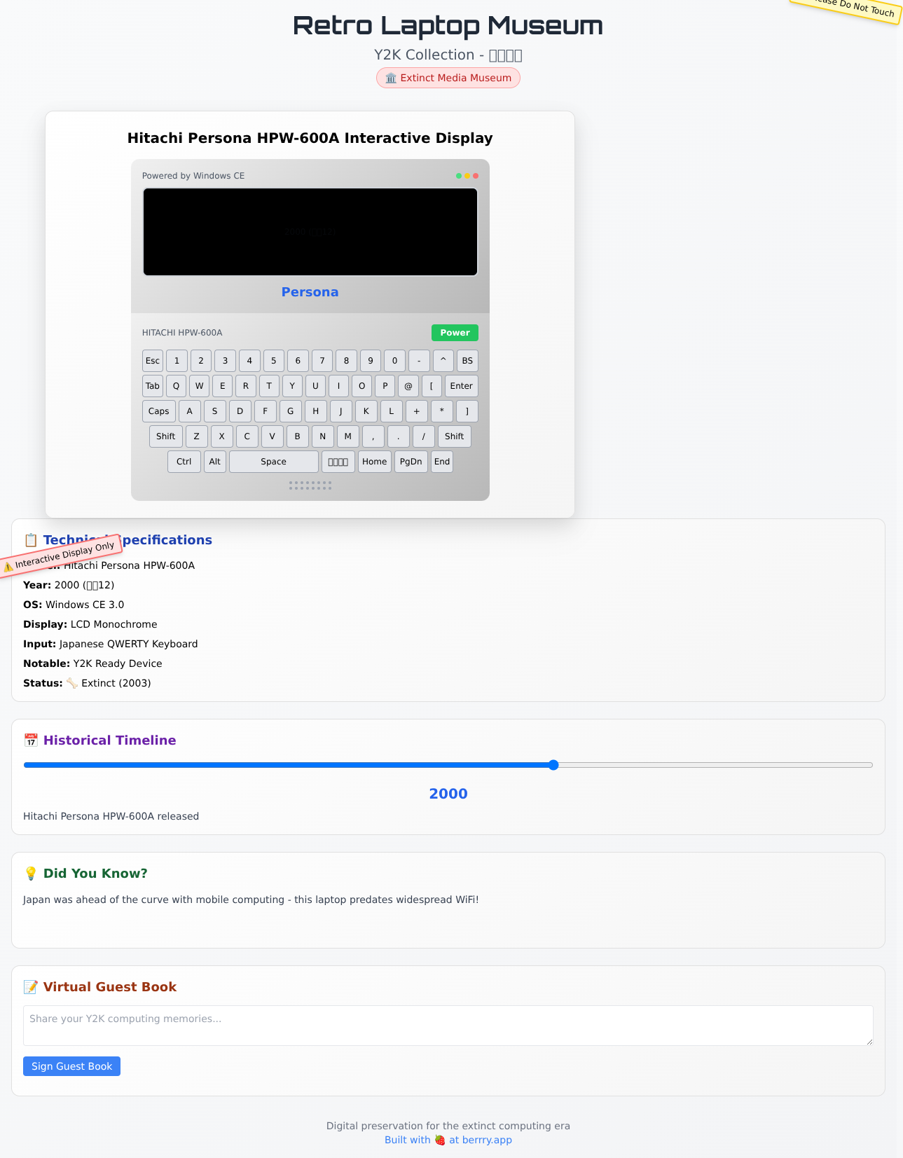 retrolaptop app