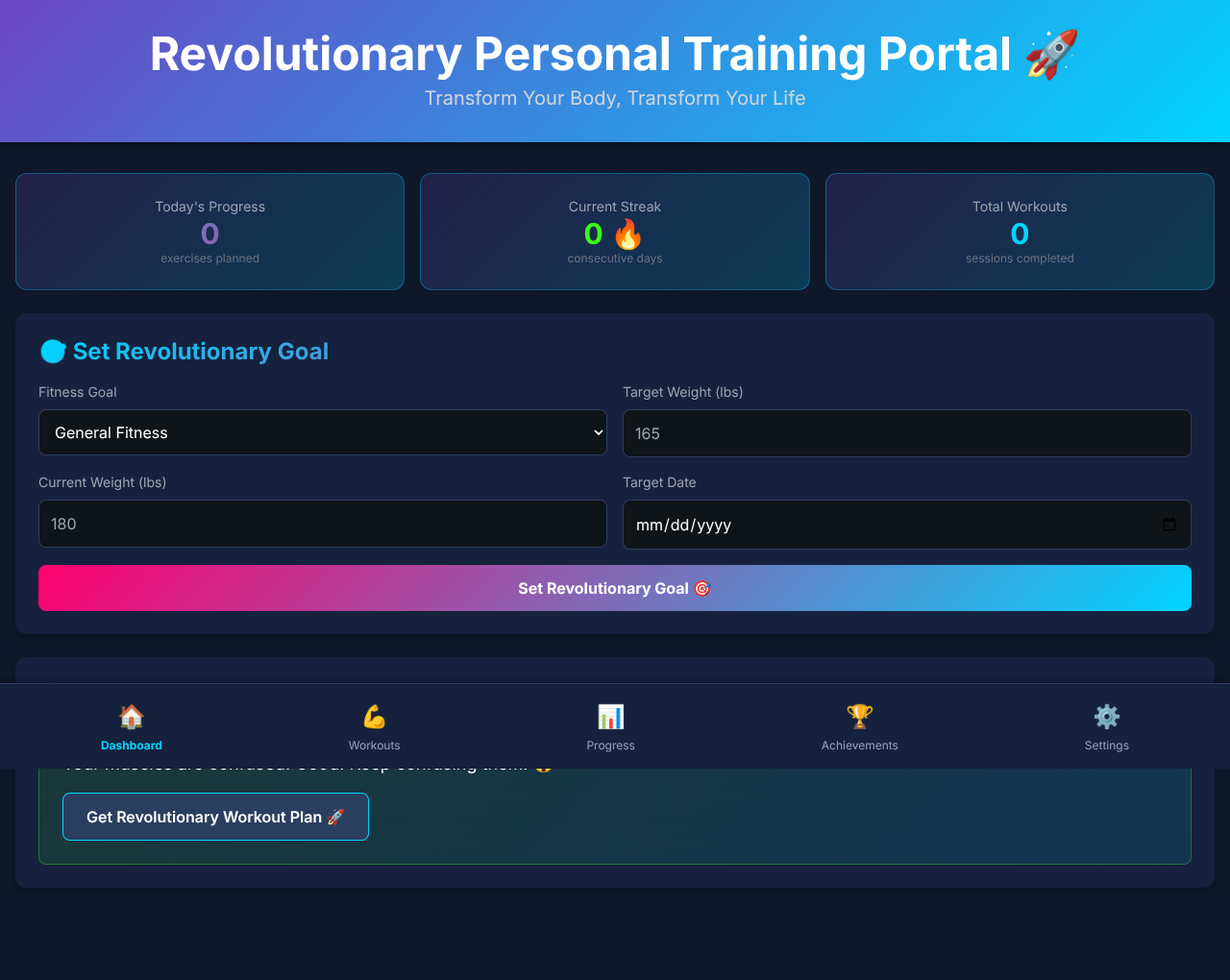 revolutionaryfit app