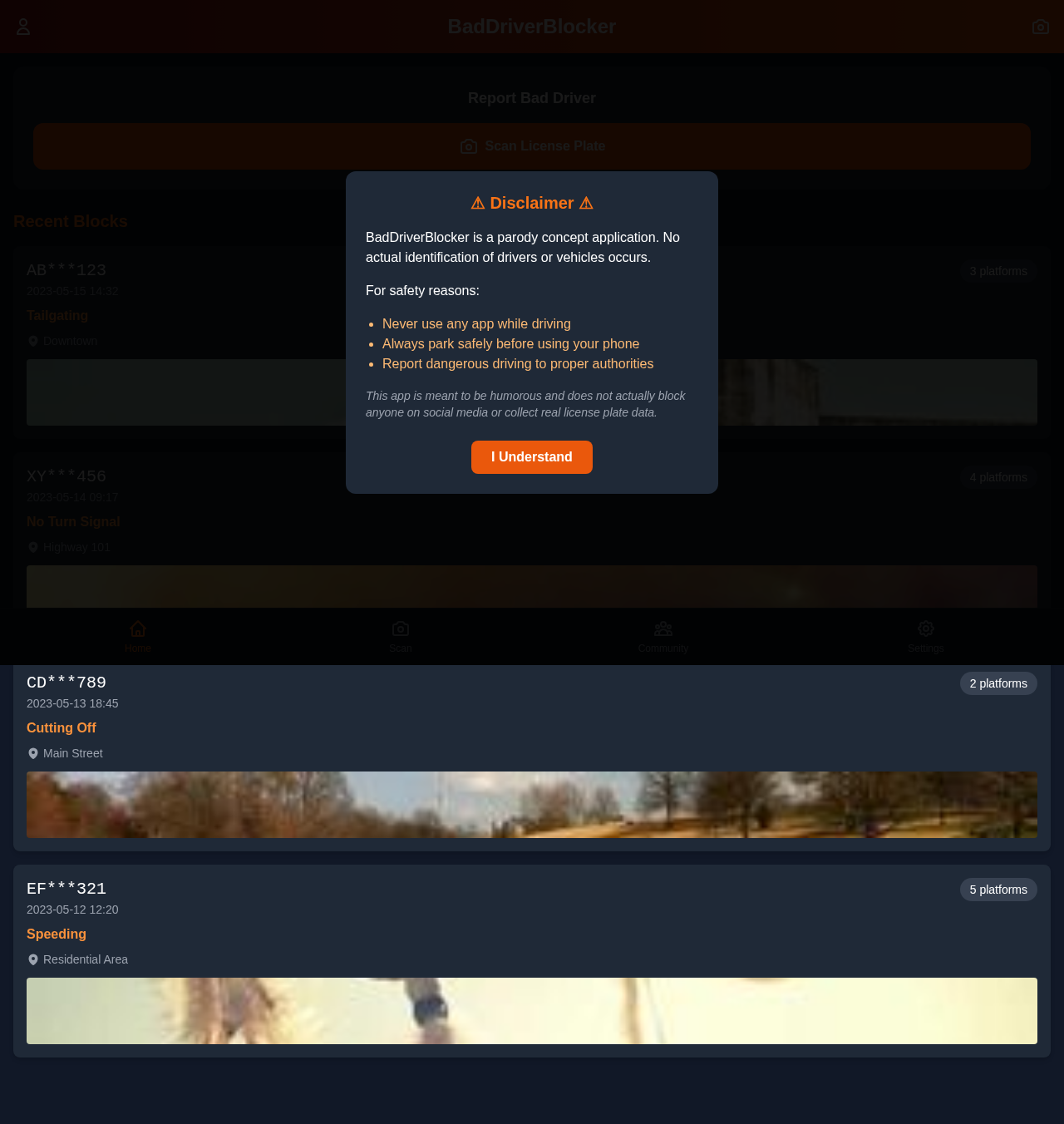 roadwarrior app