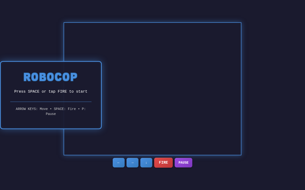 robocop-nes app