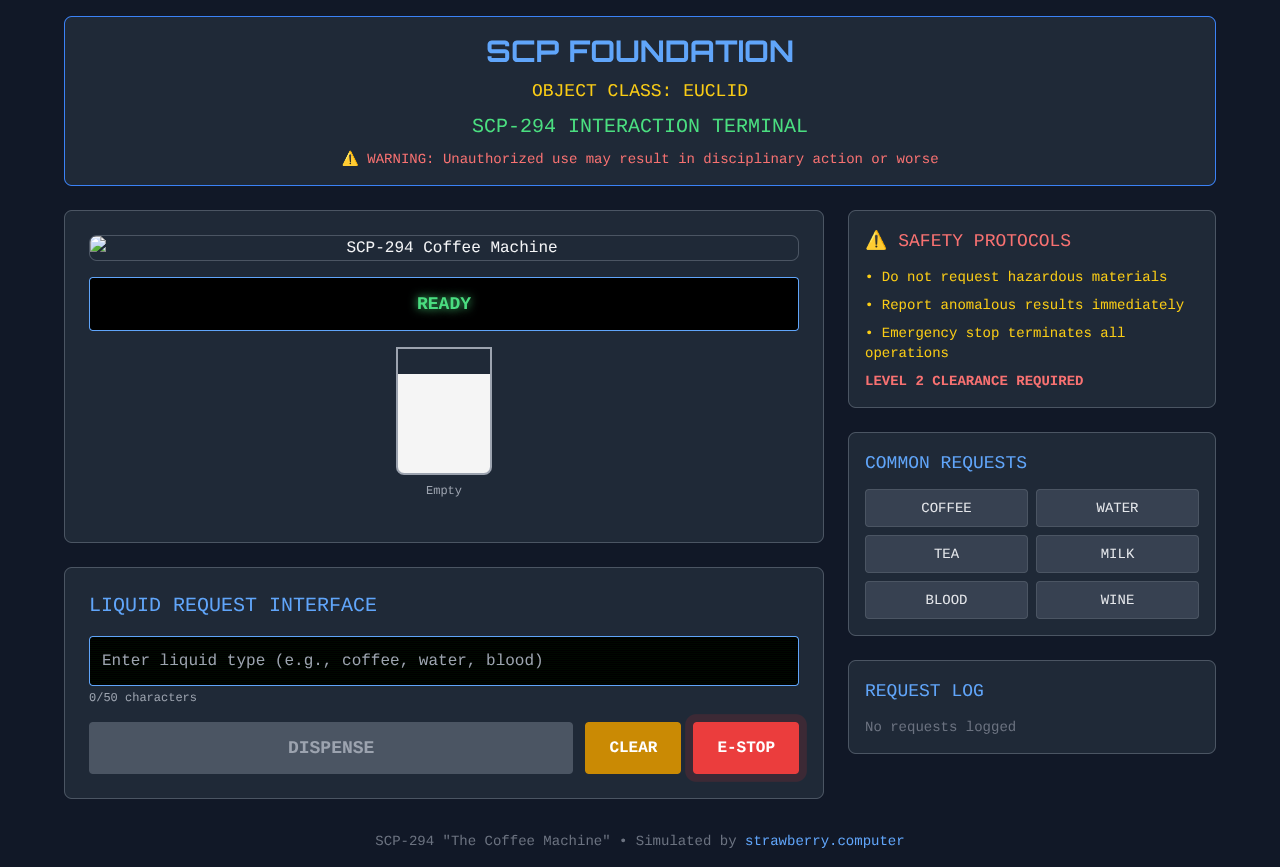 scp294 app