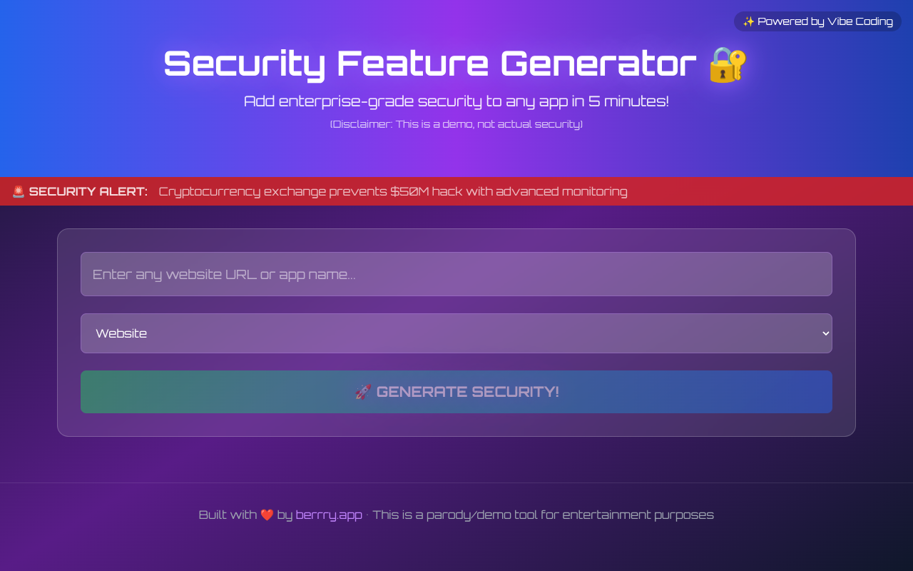 securitygen app