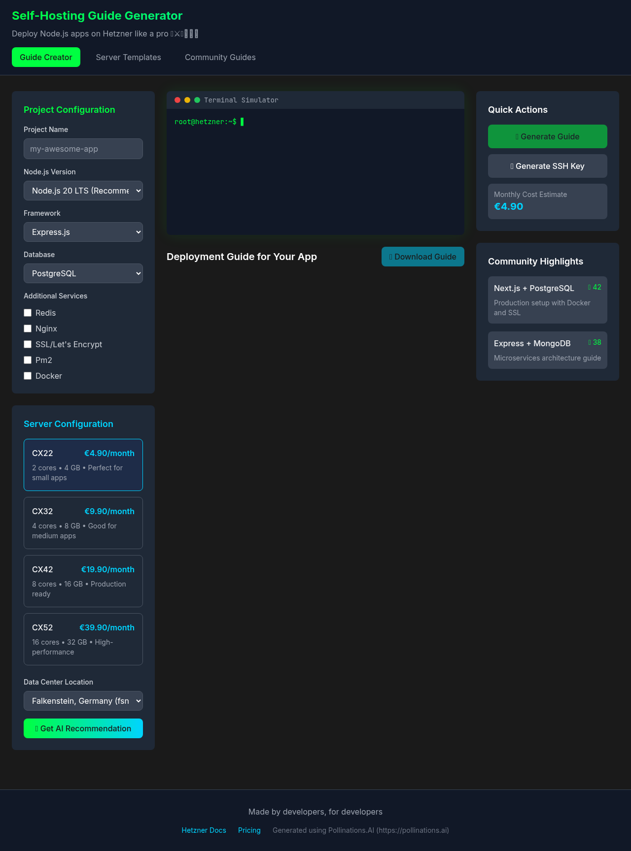 selfhost app