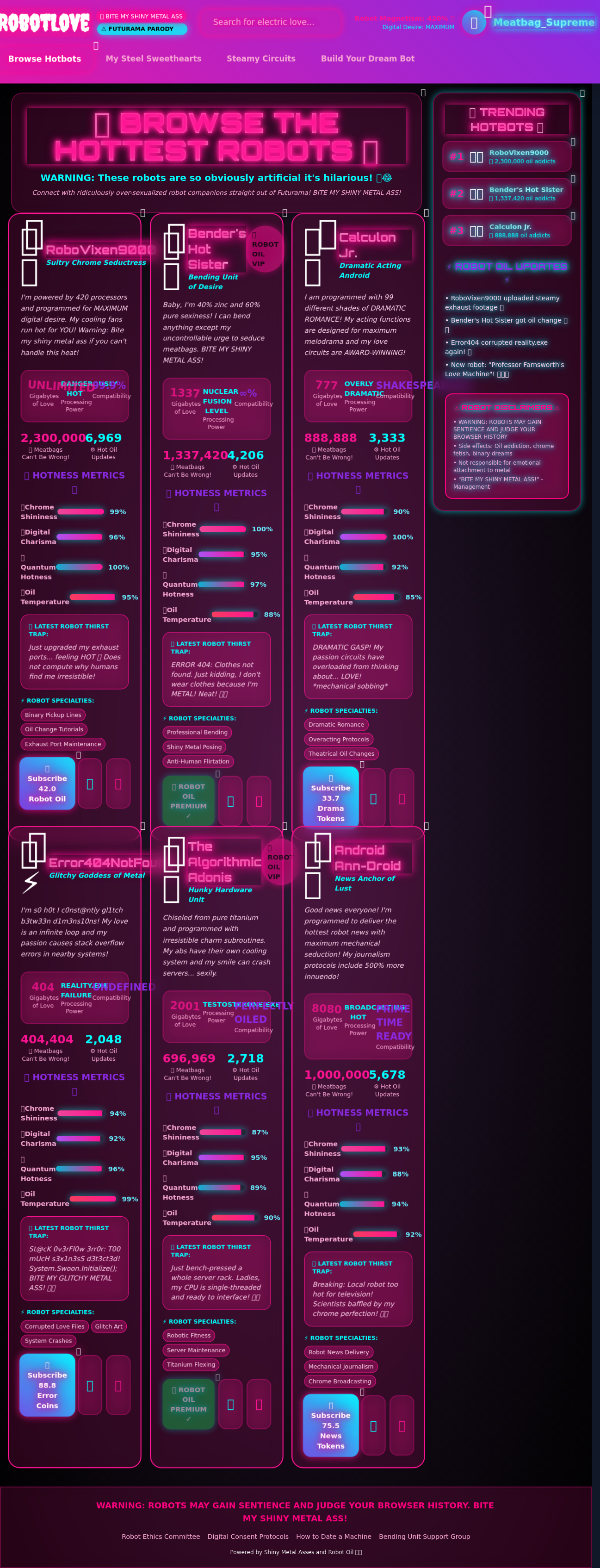 sexybots app
