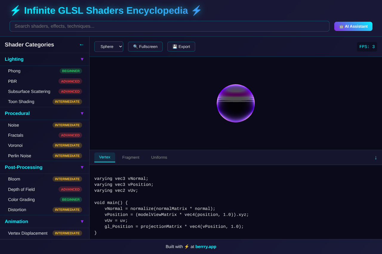 shaderhub app