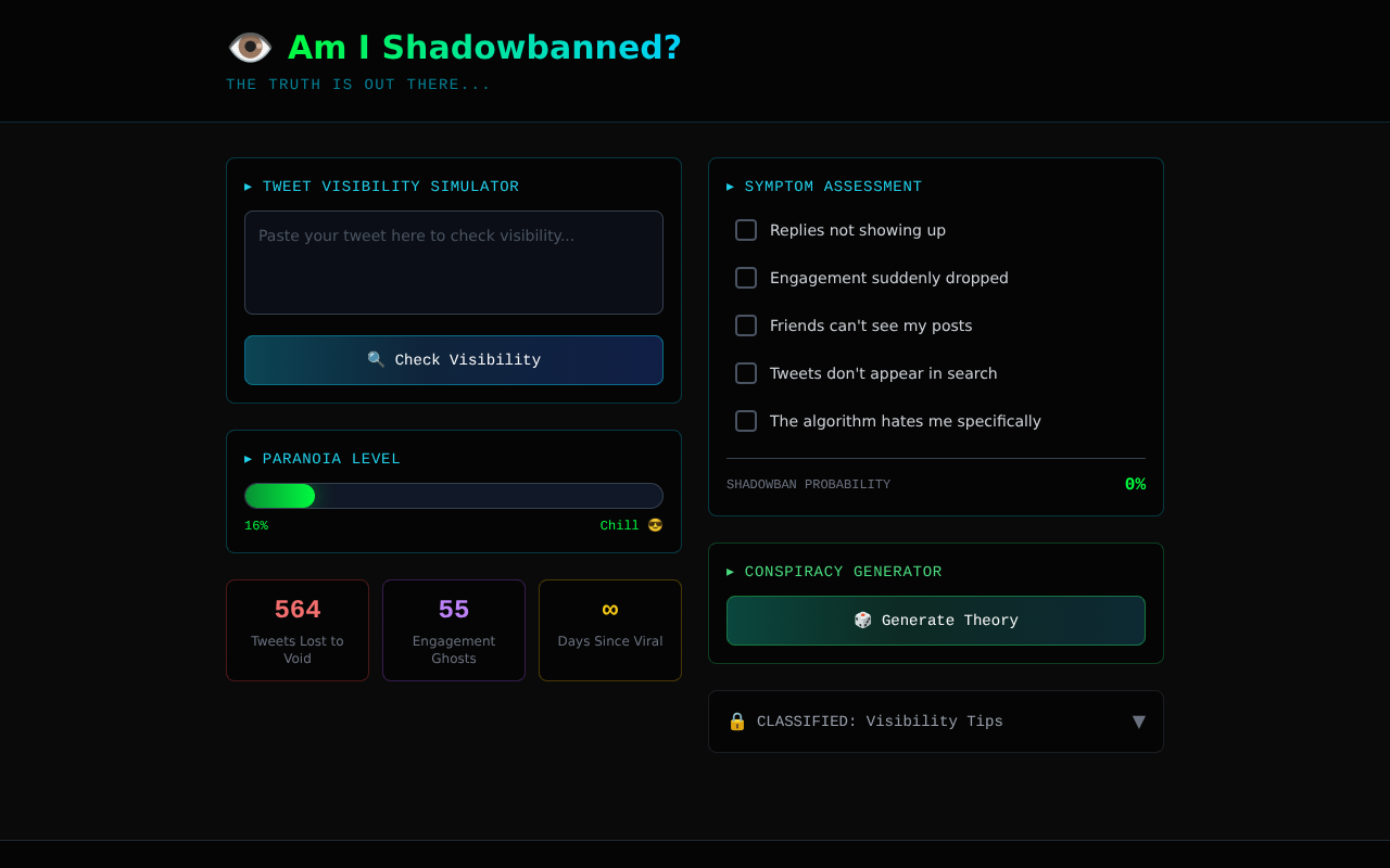 shadowbanned app