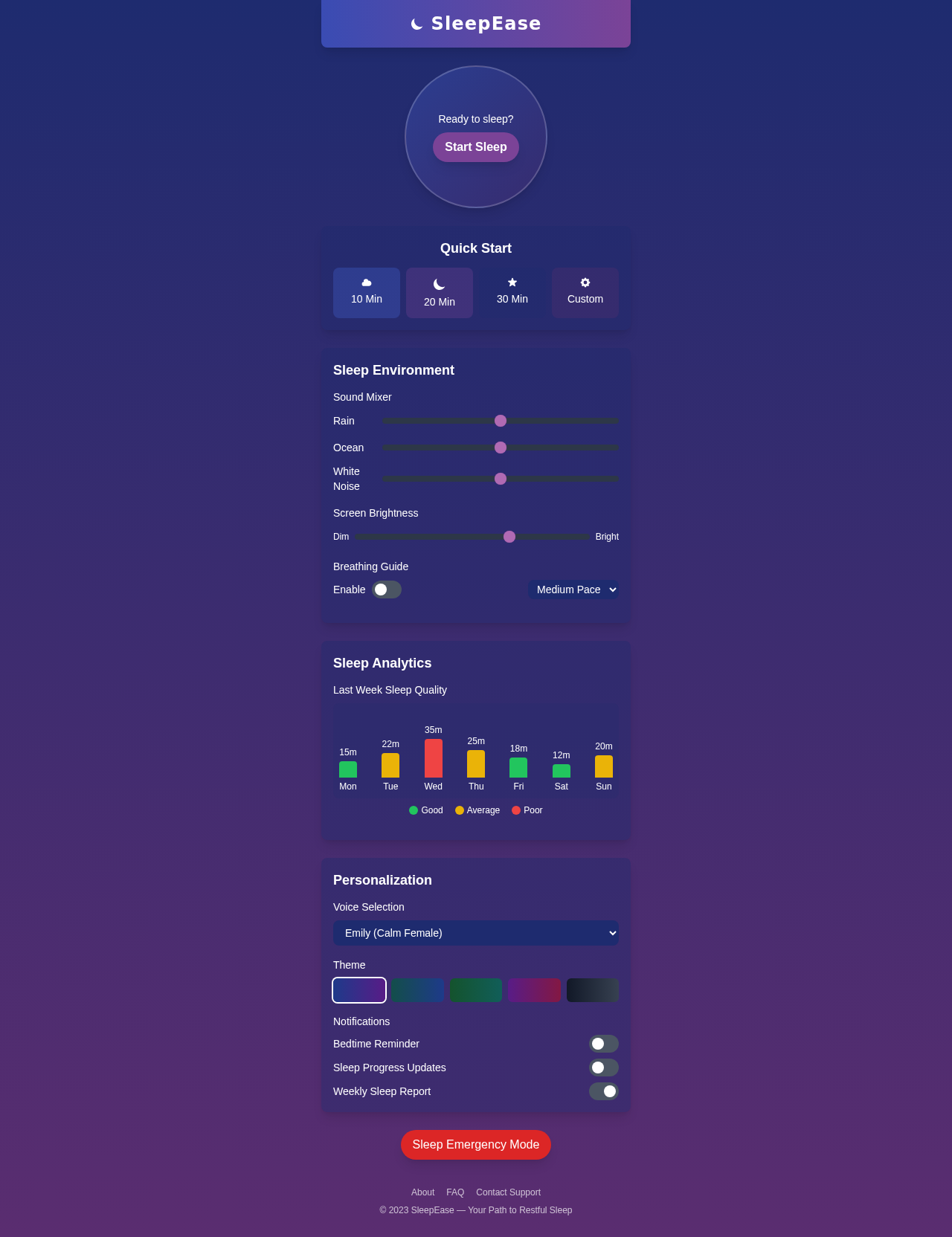 sleepease app