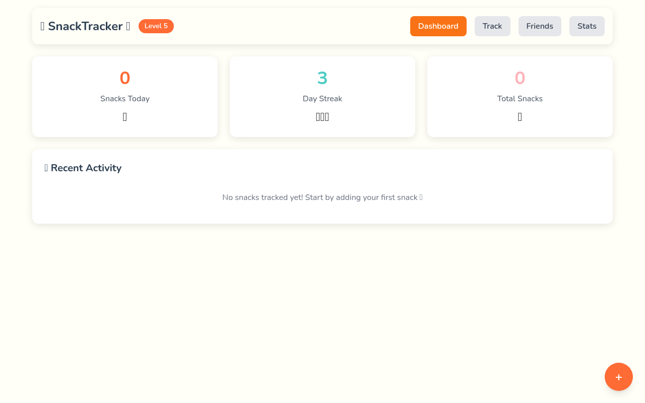 snacktrack app
