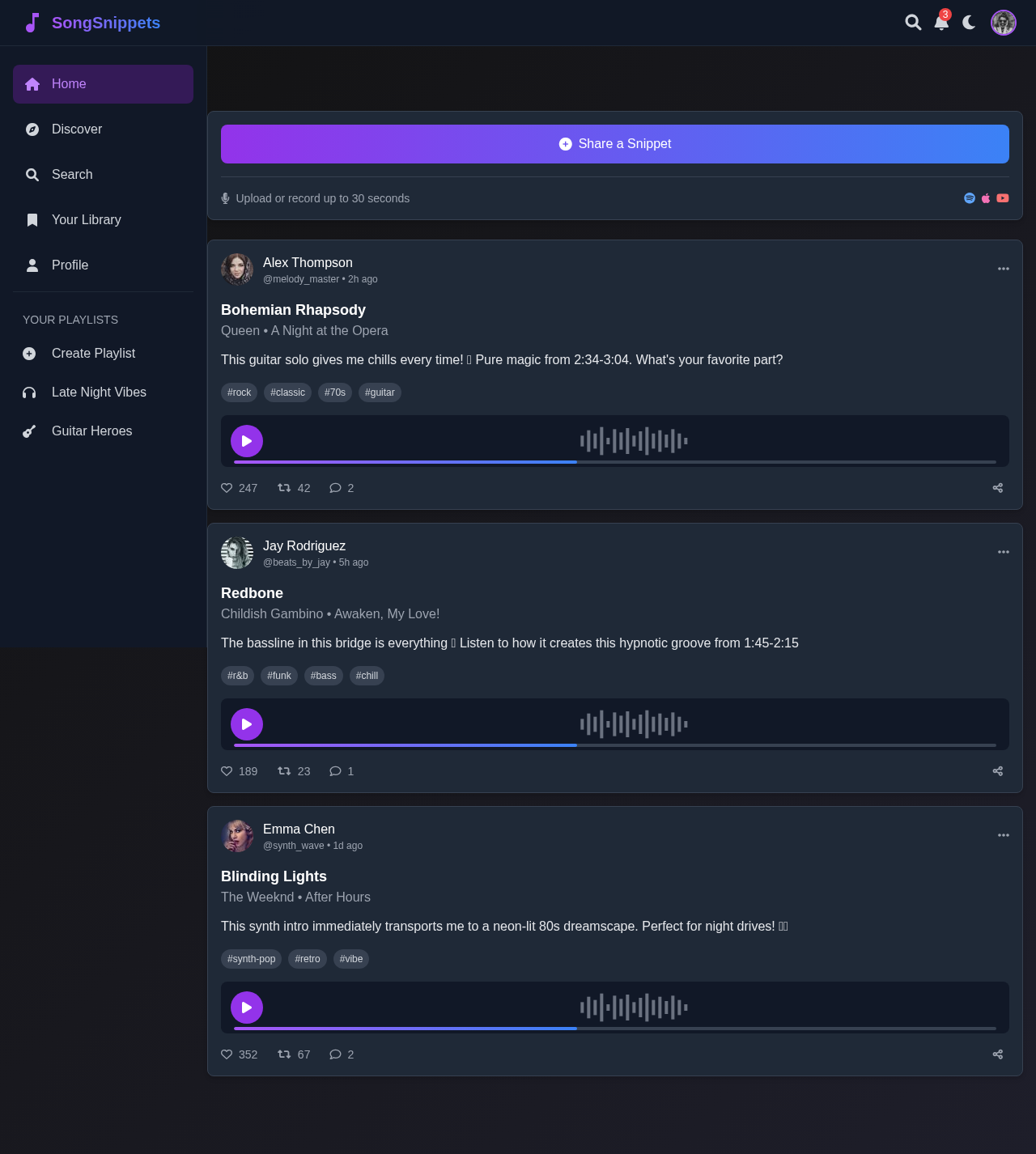 snippetshare app