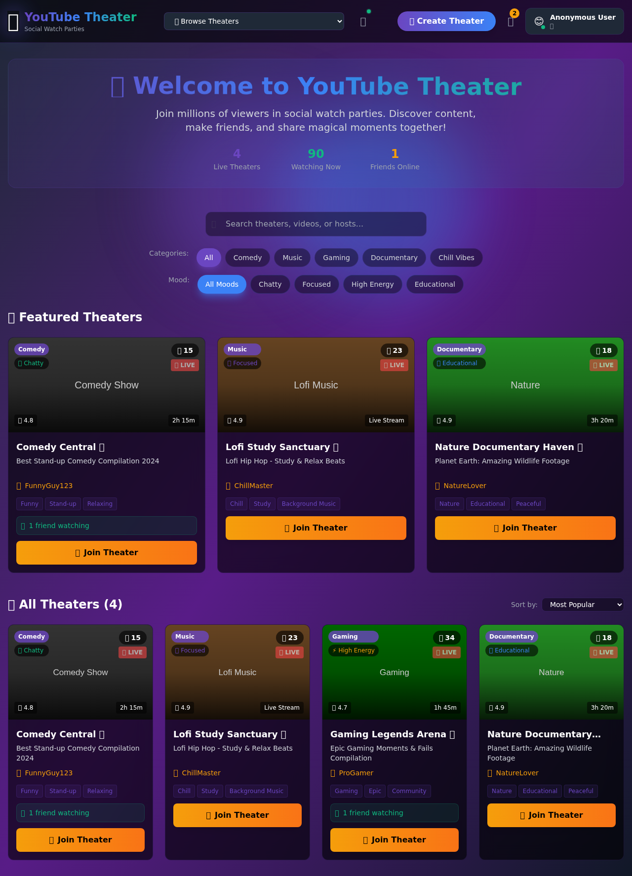 socialtheater app